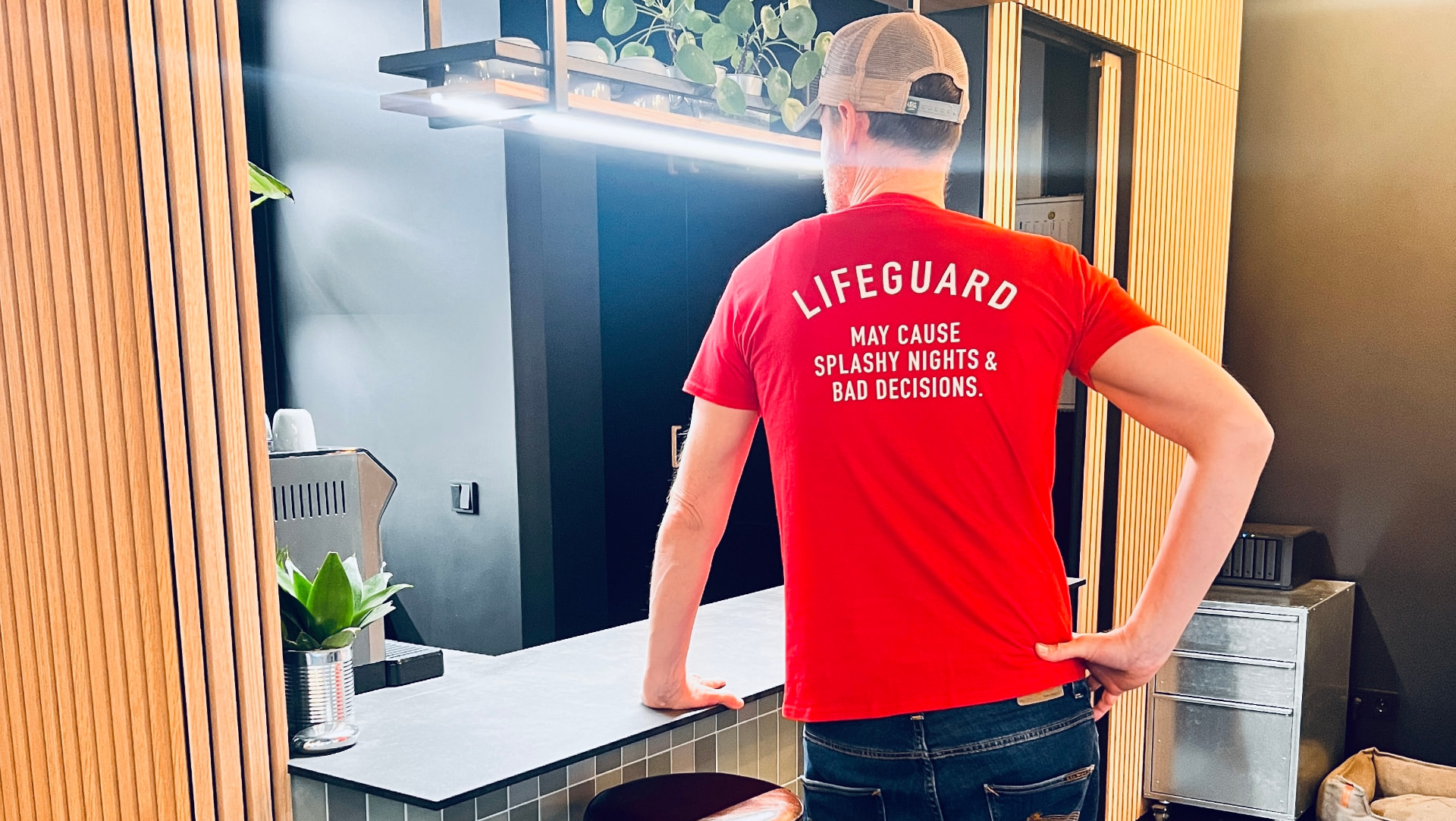 FREISCHWIMMER BAR — Baressentials, Detailansicht von KOPFBRAND