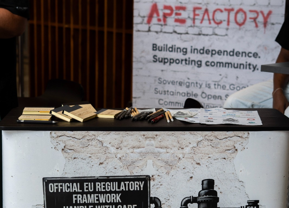 APE FACTORY  — CommunityDays2026, Projektansicht von KOPFBRAND