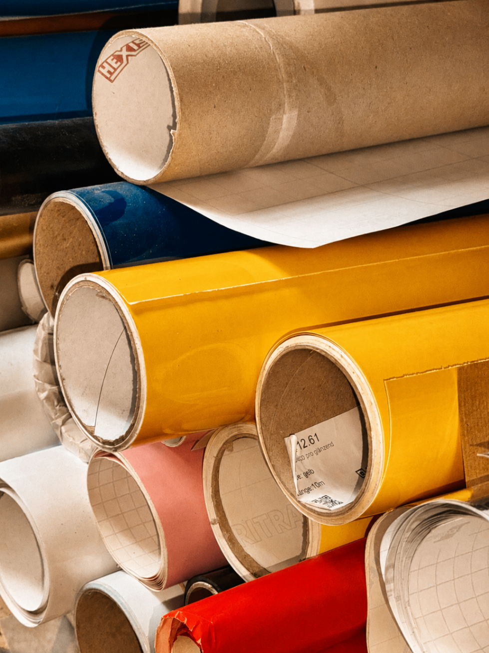 Papierrollen für Druck- und Verpackungsprojekte