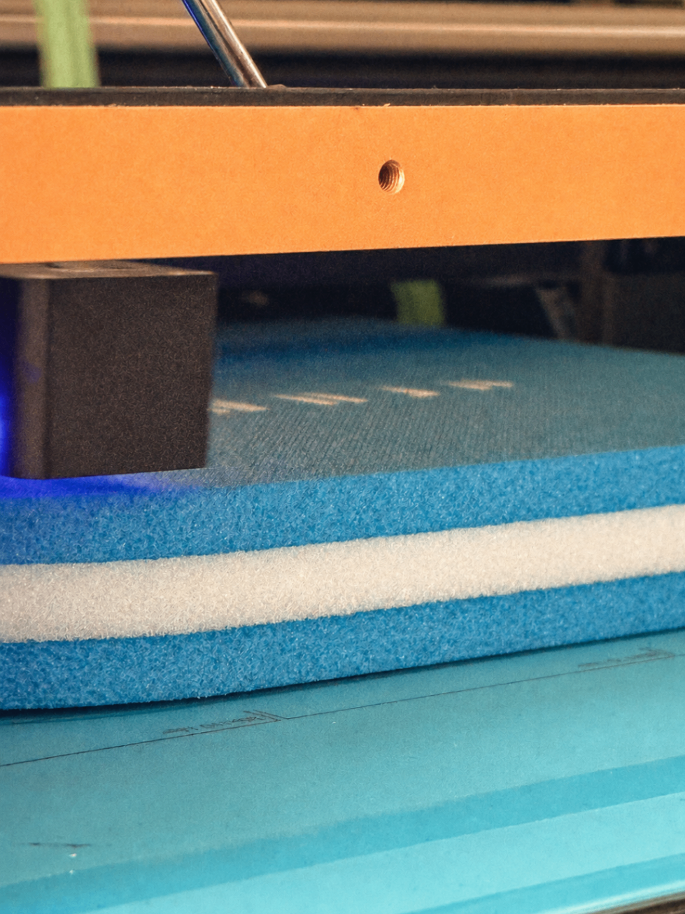 Zugeschnittener Schaumstoff für Prototypen